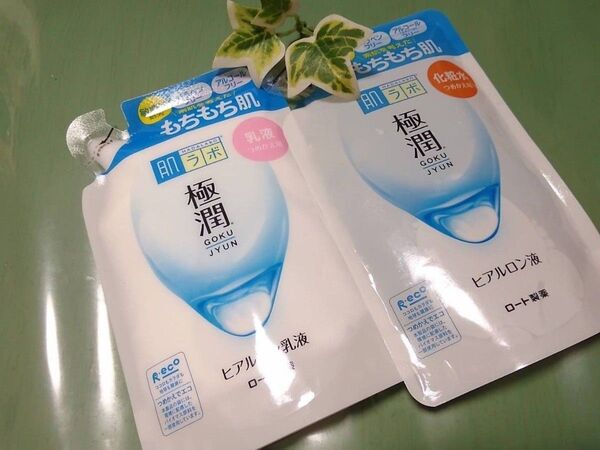 新品 2点セット 肌ラボ 極潤 ヒアルロン液 化粧水 つめかえ用 & ヒアルロン乳液 つめかえ用 詰め替え ロート製薬