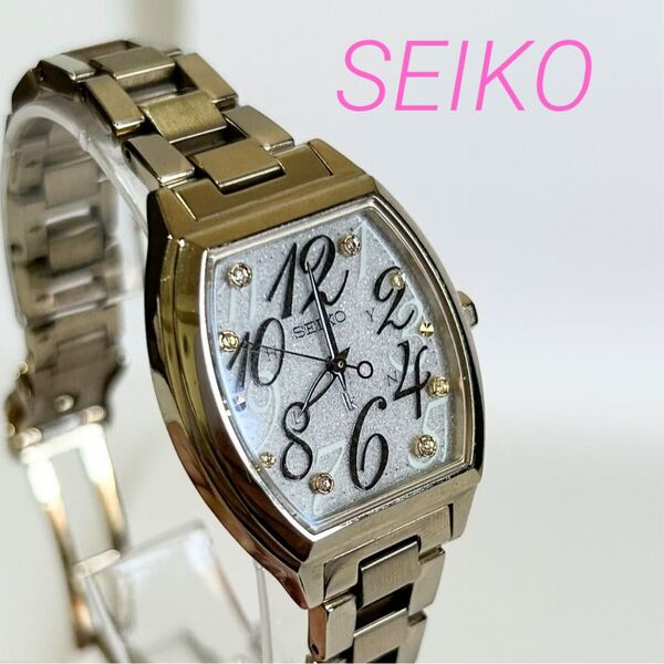 美品 SEIKO セイコー 腕時計 ルキア 電波ソーラー 動作確認済