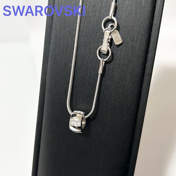 美品 SWAROVSKI スワロフスキー ラインストーン ネックレス