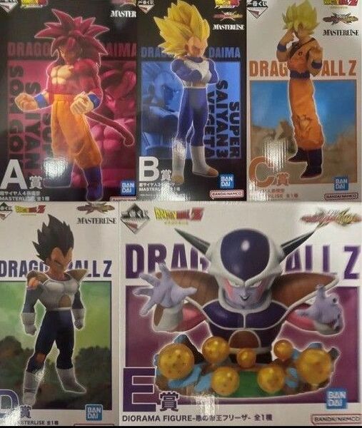 ドラゴンボール 一番くじ オムニバスクロス A賞 B賞 C賞 D賞 E賞 フィギュア5点