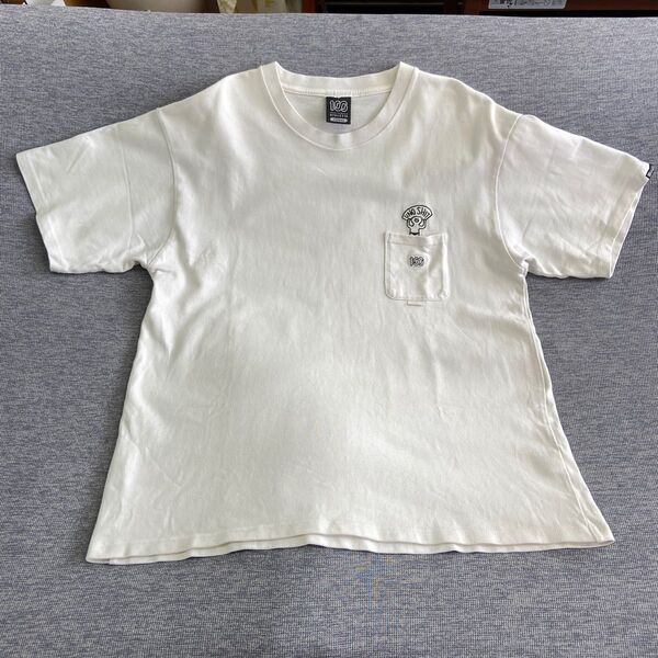ワンハンドレッドアスレチック UNO SHIT HEAVYWEIGHT Tシャツ 半袖 コットン 胸ポケット XL 白 ホワイト