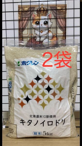 北海道産 ブレンド米 5kg×2袋 白米 ホクレン
