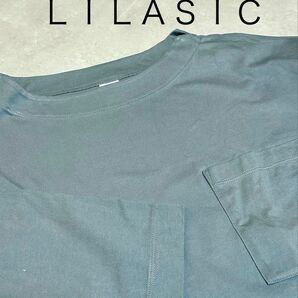 LILASIC トップス 丸首 幅広 ゆったりめ