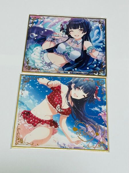 アイドルマスター シャイニーカラーズ 黛冬優子① 色紙 中国限定 シャニマス ストレイライト