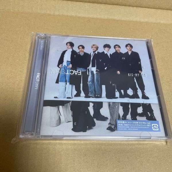 【新品未開封】初回盤A Kis-My-Ft2 CD+Blu-ray/MAGFACT 25/5/21発売 【オリコン加盟店】