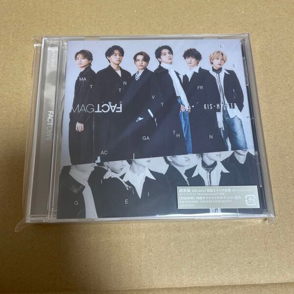 【新品未開封】通常盤 (初回仕様) シリアル封入 PETスリーブ フォトブック Kis-My-Ft2 CD/MAGFACT