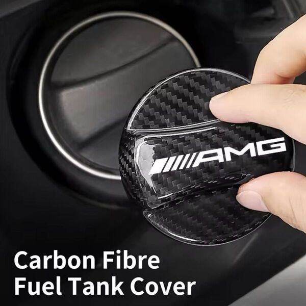 Mercedes-Benz メルセデスベンツ AMG ガソリン フューエル タンク キャップ カバー カーボンファイバー f