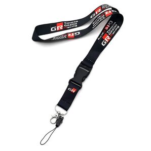 GR SPORT トヨタ TOYOTA GAZOO Racing ランヤード ネックストラップ TRD ブラック 黒 s