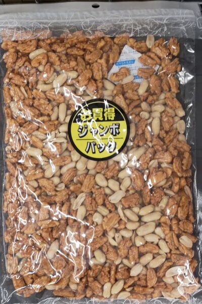 こつぶピー こつぶ餅 米 ピーナッツ 豆菓子 ジャンボパック 大容量 420g セット