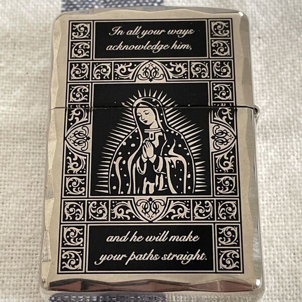 Zippo ジッポ 聖母マリア 十字架 2012年製 オイルライター ジッポーライター