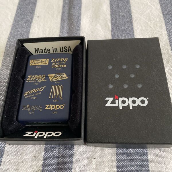 zippo ジッポ ZIPPO LOGOS 2015年製 新品未使用 箱付き 80周年記念モデル オイルライター ジッポー