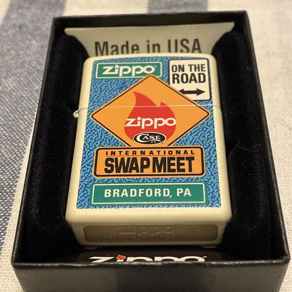 Zippo ジッポ SWAP MEET オイルライター 喫煙グッズ ジッポー 2015年製 80周年記念モデル 新品未使用