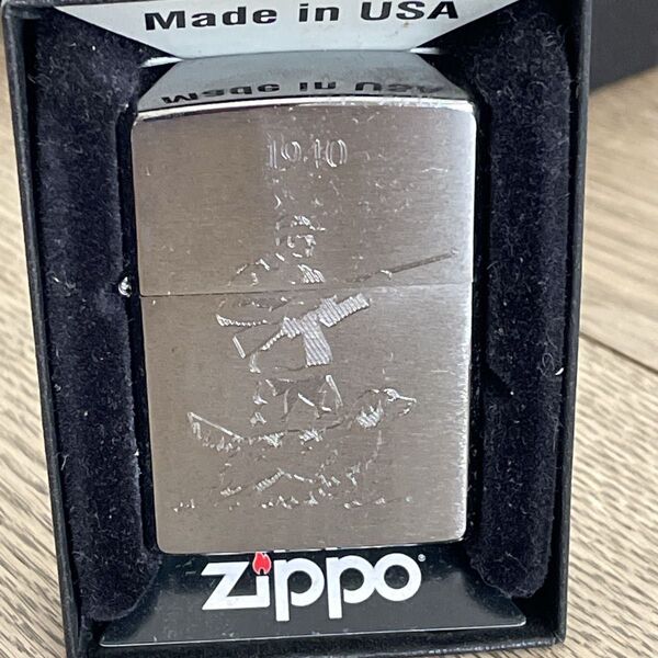 zippo ジッポ HUNTER 2015年製 80周年記念モデル オイルライター ジッポー 新品未使用 箱付き