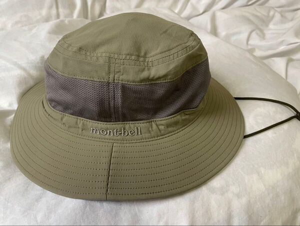 【美品】モンベル mont-bell メッシュクラッシャーハット カーキ男女兼用 サイズL