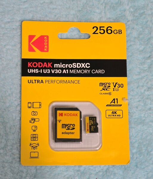 KODAK 256GB SDカード UHS-I U3 100MB/s ⑦