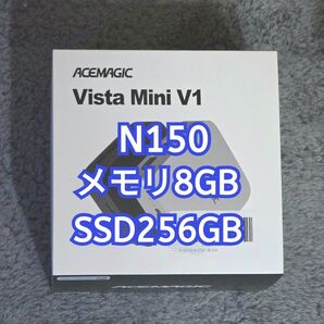 ACEMAGIC Vista Mini V1 ブラック N150 メモリ8GB SSD256GB Windows11 ミニPC
