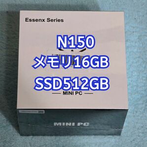 NiPoGi E2 シルバー ミニPC N150 メモリ16GB SSD512GB Windows11