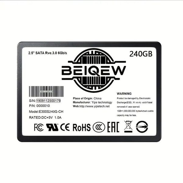 BEIQEW 256GB SATA3 SSD
