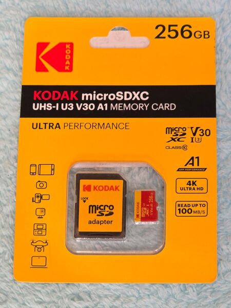 KODAK 256GB microSDカード UHS-I U3 100MB/s ⑧