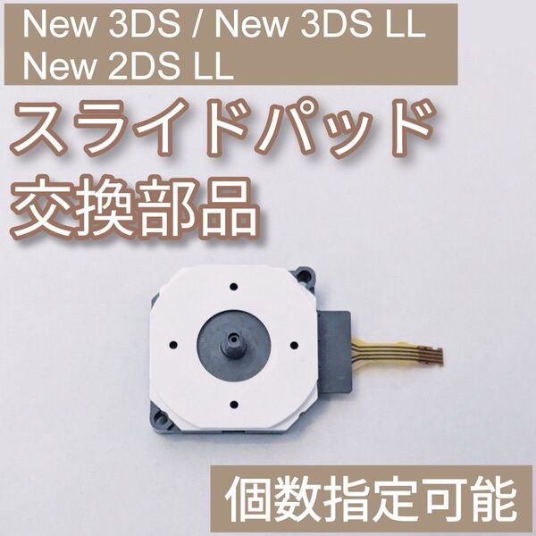 New 3DS 3DSLL 2DSLL スライドパッド 部品 パーツ 個数指定可