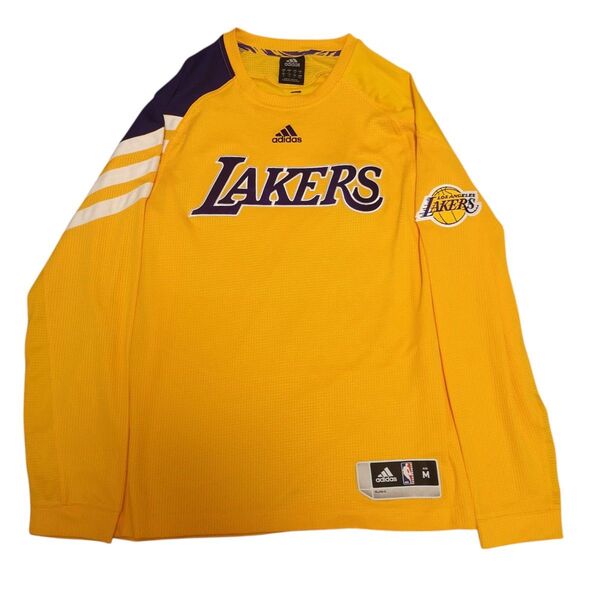 NBA ロサンゼルスレイカーズ シューティングシャツ Oサイズ アディダス