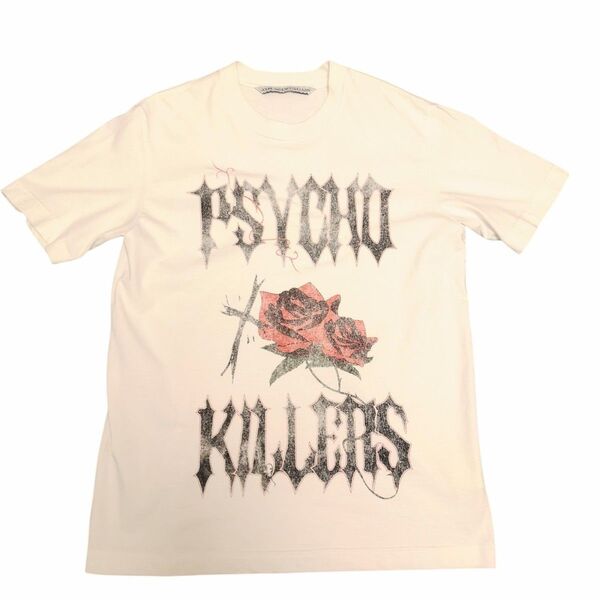 ジョンローレンスサリバン カットソー tシャツ バンT ホワイト X M位