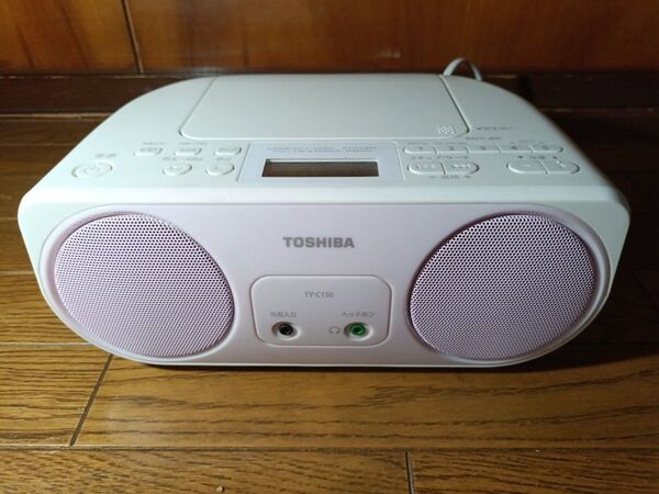 TOSHIBA 東芝 CDラジオ TY-C150 ピンク ジャンク