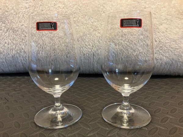 リーデル RIEDEL ペアセット グラス ワイングラスオヴァチュア ビアー2個 新品