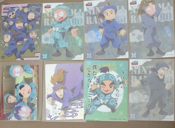 忍たま乱太郎 クリアカード、ロングステッカー、華絵札