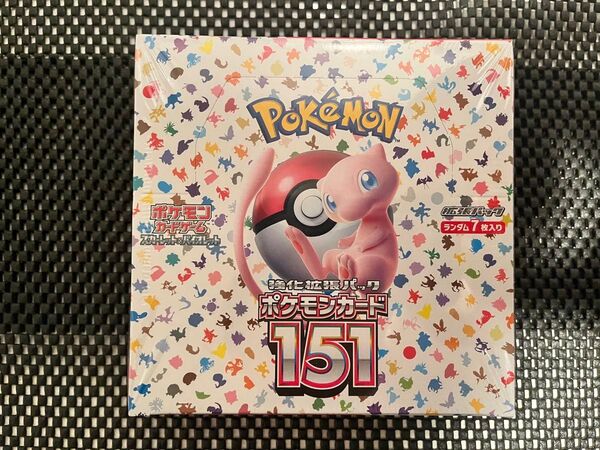 ポケモンカード151 1BOX sv2a 未開封 シュリンク付き 強化拡張パック