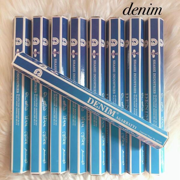 お香 SHASHI / DENIM(デニム) 9箱 スティック