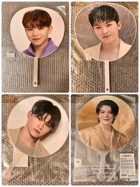 SEVENTEEN ウジ WOOZI うちわ 団扇 4本セット