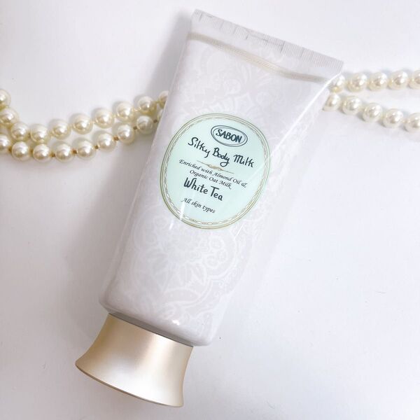 SABON シルキーボディミルク(ホワイトティー) 200ml