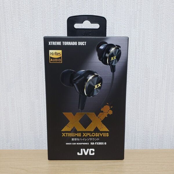 JVCケンウッド/HA-FX99X-B/イヤホン/イヤフォン/Hi-Res/ハイレゾ/生産完了品/希少品/未使用長期保管品/即出荷