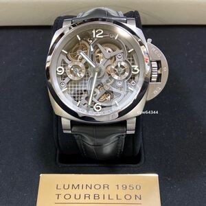 Panero Ro Shenzia toruminol 1950 Tourbillon Gmt Titanio World Limited 150 мест, а также новые домашние обычные товары