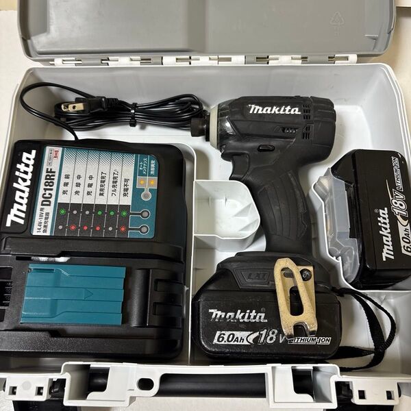 マキタ インパクトドライバ TD149DRFXB 6.0バッテリー 充電器 ケース付き