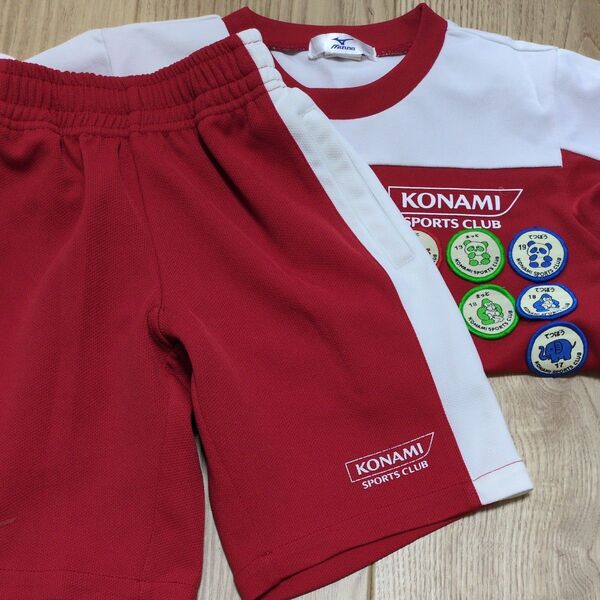 コナミスポーツクラブ 体操服 上下セット mizuno 110cm