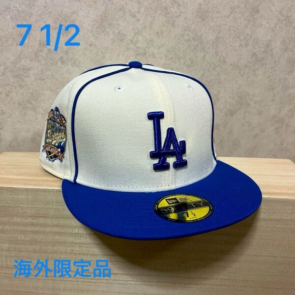 ロサンゼルス ドジャース 海外別注 パイピング ニューエラ レトロ キャップ