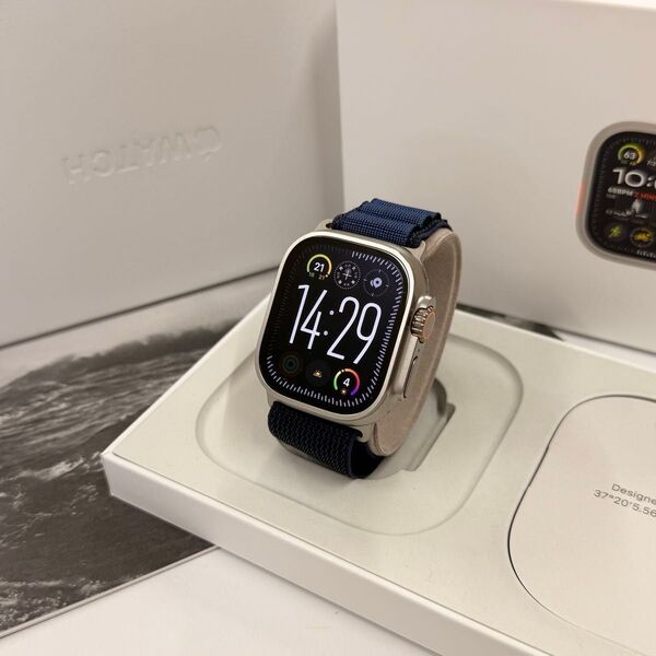 美品 ナチュラルチタニウム Apple Watch ultra2 Titanium 49mm アップルウォッチ ウルトラ2 859