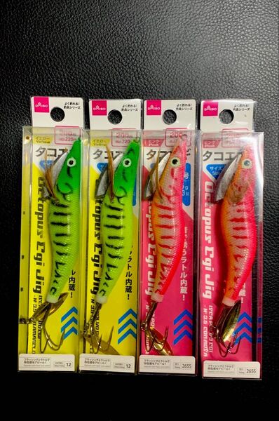 ダイソータコエギ3.5号 4個