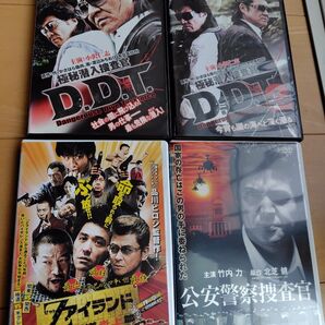 ヤクザDVD 極道 4枚セット お得セット Vシネマ 日本統一の小沢仁志