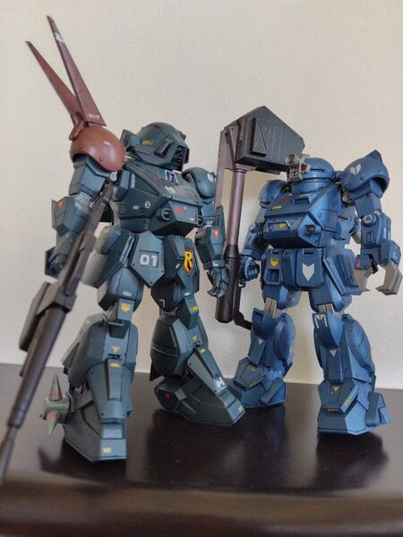 2体セット 完全メタリック塗装版 1/24 ストライクドッグ ブラッドサッカー PLAMAX 装甲騎兵ボトムズ 完成品