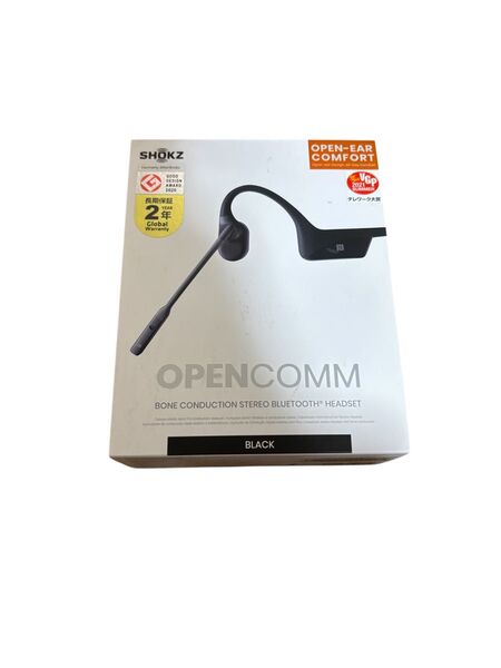 【美品】Aftershokz OpenComm 骨伝導ヘッドセット