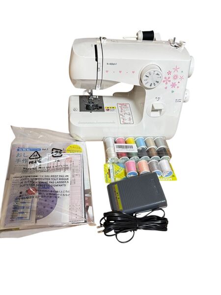 【美品】ジャガー フットコントローラー式電動ミシン N400d-F