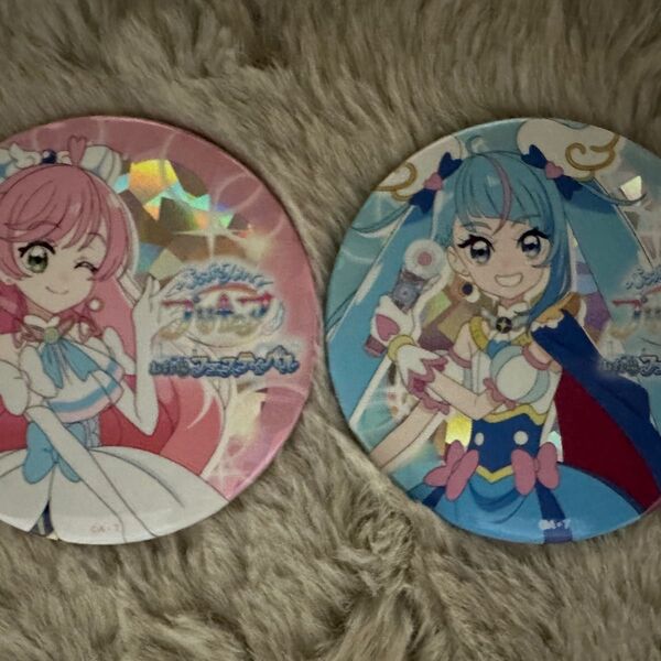 ひろがるスカイプリキュア お台場フェスティバル 缶バッジ キュアスカイ キュアプリズム