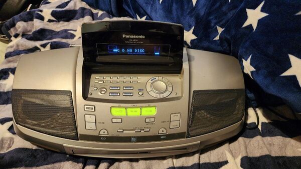Panasonic パナソニック RX-MDX1 MD CD ラジカセ 動作確認済み