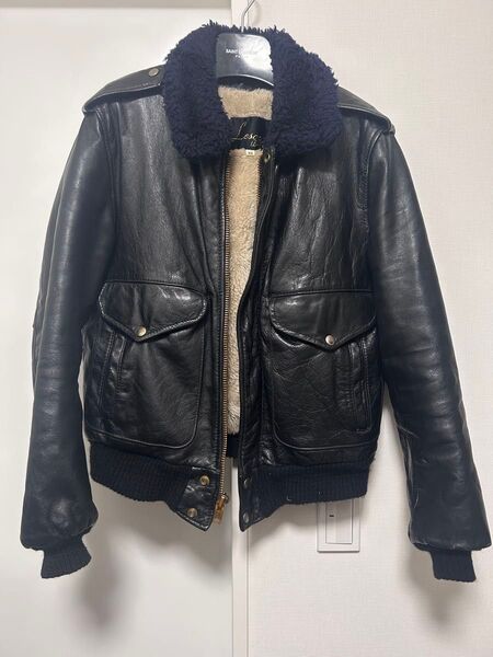 Lesco Leathers G-1 レザージャケット 襟ボア 内ボア A-2 フライトジャケット Schott