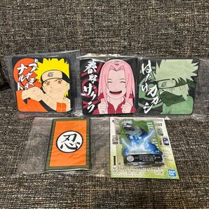 一番くじ ナルト 中忍試験編 ラバーコースター ACLLECT 5点セット