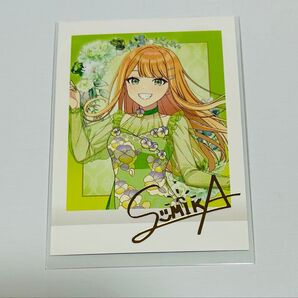 学園アイドルマスター 紫雲清夏 ぱしゃこれ 箔押しサイン入り