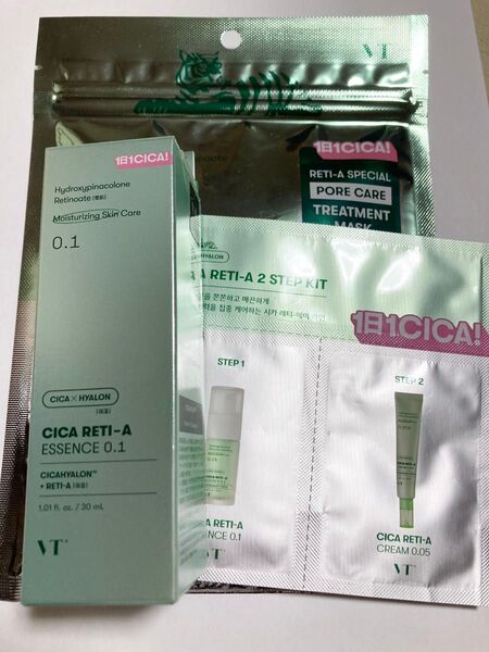 VT シカレチAエッセンス0.1 シートマスク 2個セット+おまけ